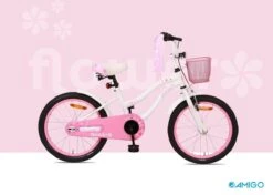 Amigo Flower Meisjesfiets - Kinderfiets 18 Inch - Wit -Fietsuitrusting Winkel 1200x857 1