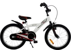 2Cycle Biker Kinderfiets - 18 Inch - Wit - Jongensfiets -Fietsuitrusting Winkel 1200x859