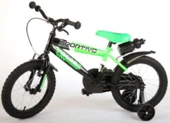 Volare Sportivo Kinderfiets - Jongens - 16 Inch - Neon Groen Zwart - 95% Afgemonteerd -Fietsuitrusting Winkel 1200x864