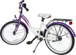 Bikestar 20 Inch Classic Kinderfiets, Lila / Wit -Fietsuitrusting Winkel 1200x868 1
