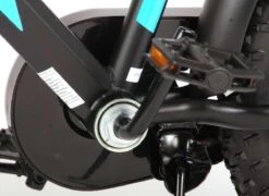 Volare Rocky Kinderfiets - 16 Inch - Zwart Blauw - 95% Afgemonteerd - Prime Collection -Fietsuitrusting Winkel 1200x873