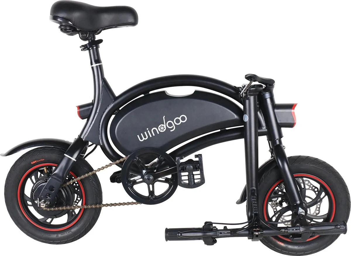Windgoo - B3 Elektrische Long-Range E-Bike Met Trappers - E-bike - 25Km / H - Wit 5 Windgoo - B3 Elektrische Long-Range E-Bike Met Trappers - E-bike - 25Km / H - Wit - Afbeelding 3