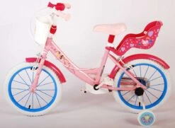 Volare Disney Princess Kinderfiets - Meisjes - 16 Inch - Roze Blauw - Twee Handremmen -Fietsuitrusting Winkel 1200x877 2