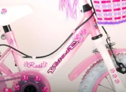 Volare Rose Kinderfiets - Meisjes - 12 Inch - Roze - 2 Handremmen -Fietsuitrusting Winkel 1200x880