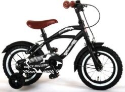 Volare Black Cruiser Kinderfiets - Jongens - 12 Inch - Zwart - 2 Handremmen -Fietsuitrusting Winkel 1200x882