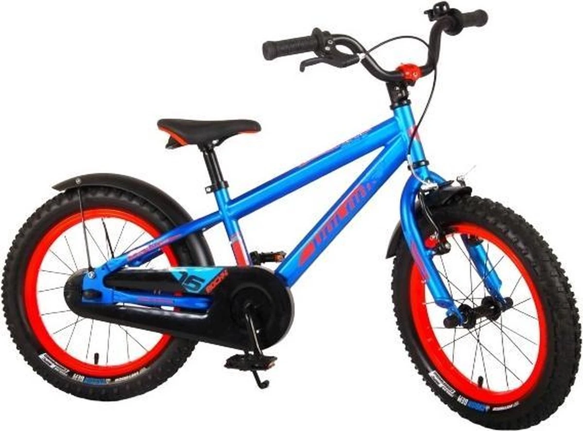 Volare Rocky Kinderfiets - 16 Inch - Blauw - 95% Afgemonteerd 8 Volare Rocky Kinderfiets - 16 Inch - Blauw - 95% Afgemonteerd - Afbeelding 6