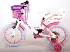Volare Rose Kinderfiets - Meisjes - 14 Inch - Roze Wit - 95% Afgemonteerd -Fietsuitrusting Winkel 1200x893 1