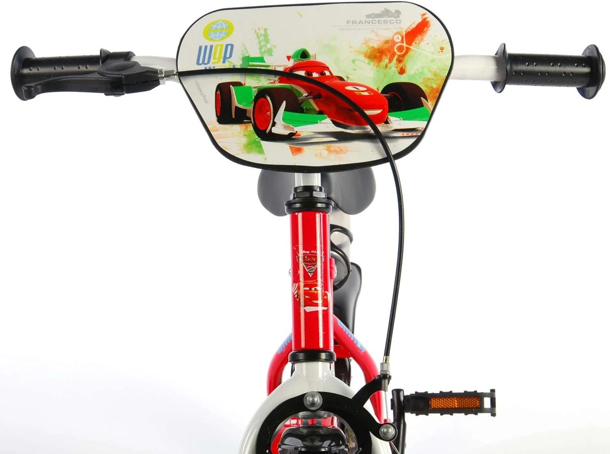 Volare Disney Cars Kinderfiets - Jongens - 14 Inch - Rood 8 Volare Disney Cars Kinderfiets - Jongens - 14 Inch - Rood - Afbeelding 6