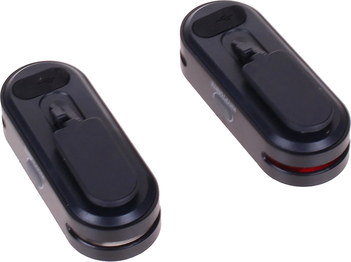 Kryptonite Avenue F-150 / R-75 Verlichtingset LED Accu - Zwart 12 Kryptonite Avenue F-150 / R-75 Verlichtingset LED Accu - Zwart - Afbeelding 10