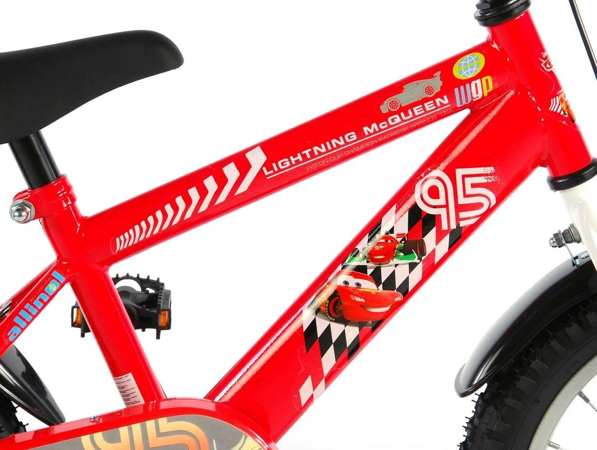 Volare Disney Cars Kinderfiets - Jongens - 16 Inch - Rood 16 Volare Disney Cars Kinderfiets - Jongens - 16 Inch - Rood - Afbeelding 14