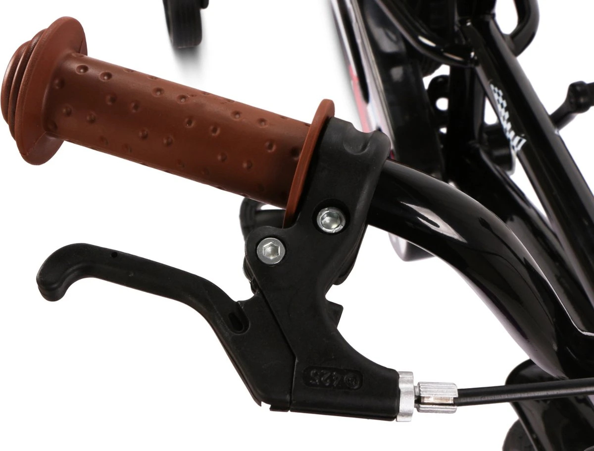 SJOEF Race Jongensfiets 14 Inch - Zwart 9 SJOEF Race Jongensfiets 14 Inch - Zwart - Afbeelding 7