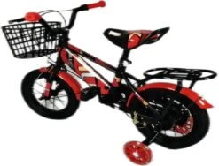 Kinderfiets - 12 Inch Kinderfiets -vanaf 2-4 Jaar Jongens En Meisjes Fietsen - Terugtrap -Rem -Stabilisatoren（2 Zijwieltjes）- Mandje - Achterbank - Rood -Fietsuitrusting Winkel 1200x911 2