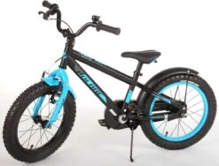 Volare Rocky Kinderfiets - 16 Inch - Zwart Blauw - 95% Afgemonteerd - Prime Collection -Fietsuitrusting Winkel 1200x911