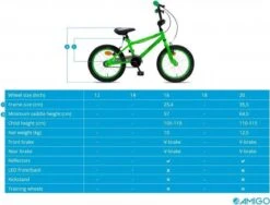 Amigo Fly - BMX Fiets 20 Inch - Fietscross Voor Jongens En Meisjes - Groen -Fietsuitrusting Winkel 1200x913