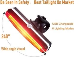 Merkloos LED Fiets Achterlicht USB Oplaadbare - Marktleider 110 Lumen Helderheid - IP65 Waterbestendig - Supersnel Installatie - Horizontaal Of Verticaal - Voor Zadel, Zadelpen Of Helm -Fietsuitrusting Winkel 1200x916 8