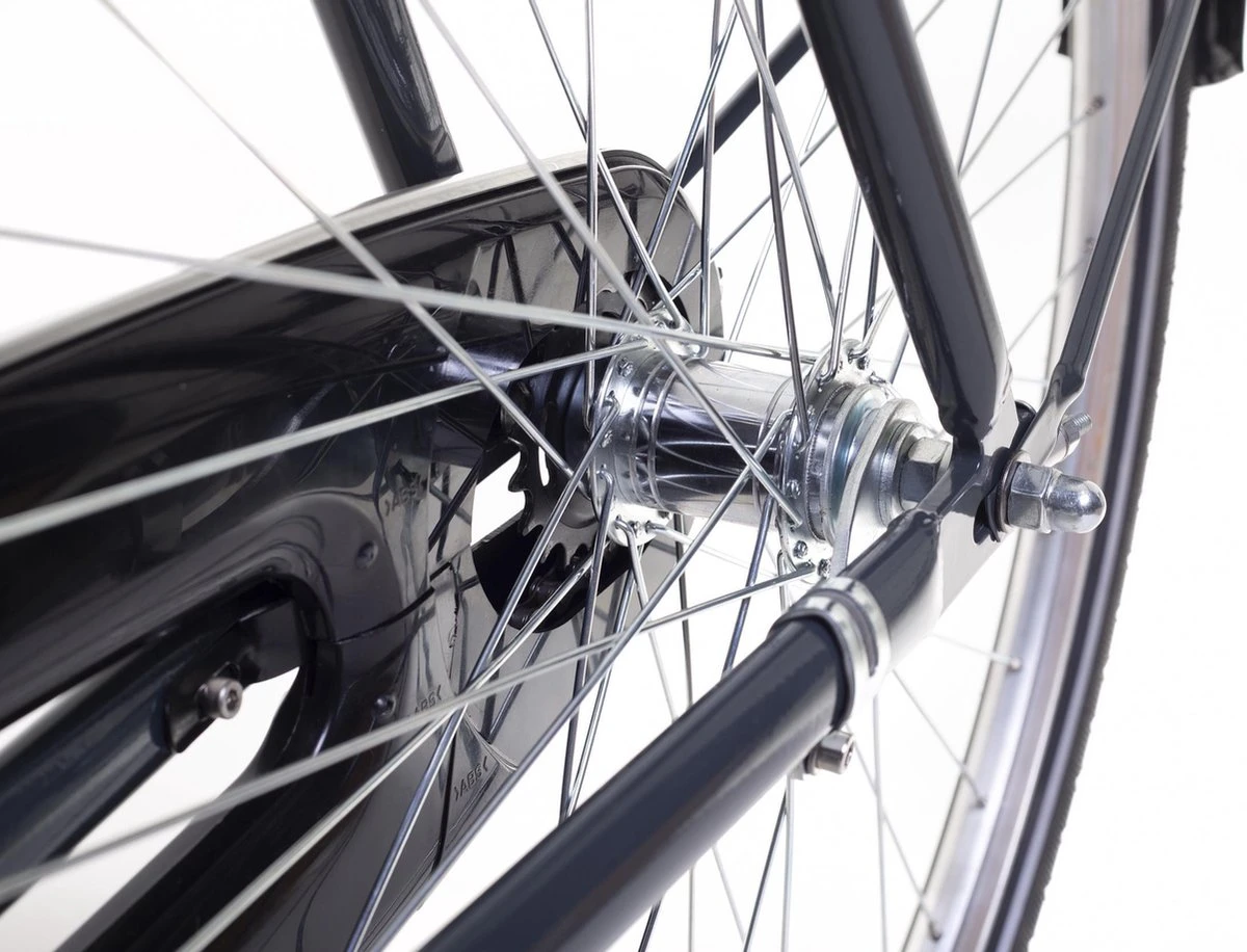 Amigo Forest - Transportfiets 28 Inch - Herenfiets Met Voordrager - Grijs 8 Amigo Forest - Transportfiets 28 Inch - Herenfiets Met Voordrager - Grijs - Afbeelding 6