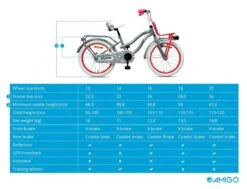 Amigo Lovely - Kinderfiets 20 Inch - Meisjes - Grijs -Fietsuitrusting Winkel 1200x920 16