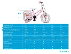 Amigo Lovely Meisjesfiets - Kinderfiets 14 Inch - Roze -Fietsuitrusting Winkel 1200x920 27