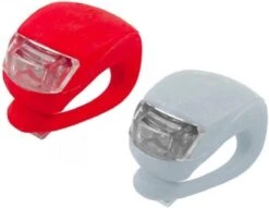 WVspecials Fietsverlichting Voor En Achter - Fietslamp - Siliconen - Rood En Wit - Siliconen LED Fiets Lampjes - Verlichting Set - Achterlicht - Voorlicht - Koplamp - Rood - Wit -Fietsuitrusting Winkel 1200x927 6