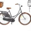 Wheelerz.nl Omafiets 28 Matzwart Met Rek En Krat 100% RIJKLAAR GELEVERD -Fietsuitrusting Winkel 1200x935