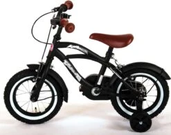 Volare Black Cruiser Kinderfiets - Jongens - 12 Inch - Zwart - 2 Handremmen -Fietsuitrusting Winkel 1200x947 2