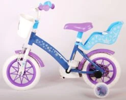 Volare Disney Frozen Kinderfiets - Meiden - 12 Inch - Blauw Paars - Doortrapsysteem -Fietsuitrusting Winkel 1200x954