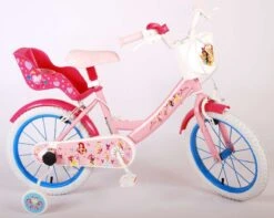 Volare Disney Princess Kinderfiets - Meisjes - 16 Inch - Roze Blauw - Twee Handremmen -Fietsuitrusting Winkel 1200x956 1