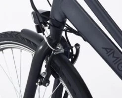 Amigo E-Vibe D1 - Elektrische Stadsfiets Voor Dames - Met 7 Versnellingen - Matgrijs -Fietsuitrusting Winkel 1200x964