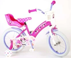 Disney Minnie Cutest Ever! Kinderfiets - Meisjes - 16 Inch - Roze -Fietsuitrusting Winkel 1200x977