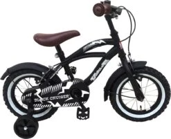 Volare Black Cruiser Kinderfiets - Jongens - 12 Inch - Zwart - 2 Handremmen -Fietsuitrusting Winkel 1200x978 2
