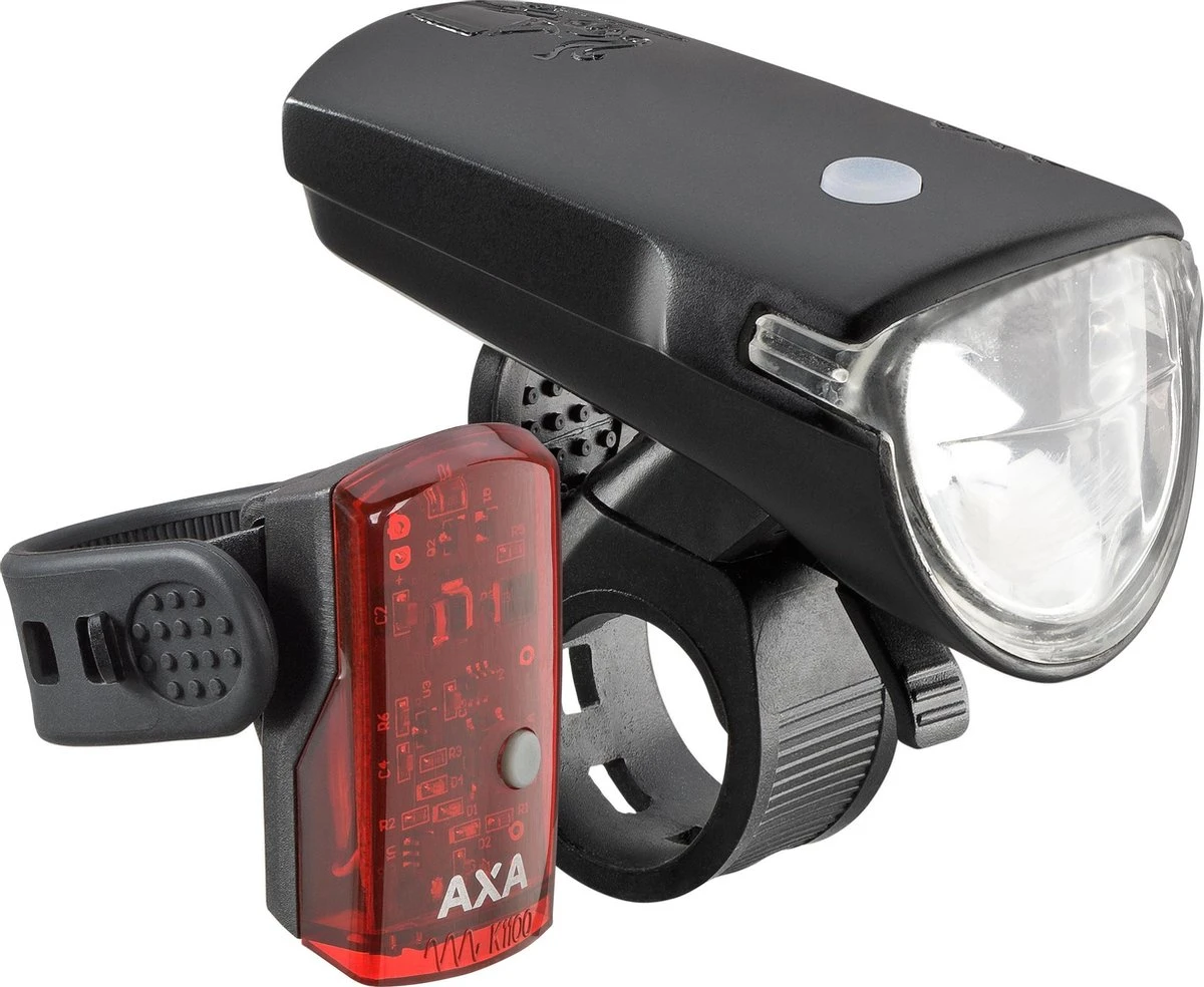 AXA Greenline 40 Lux - LED Fietslampjes Voor En Achter - Fietsverlichting USB Oplaadbaar 3 AXA Greenline 40 Lux - LED Fietslampjes Voor En Achter - Fietsverlichting USB Oplaadbaar