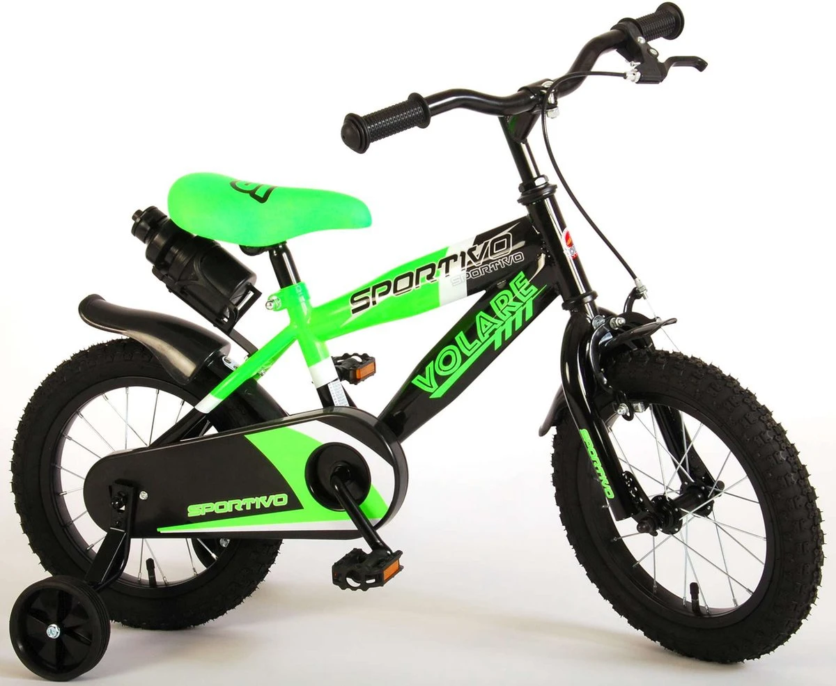 Volare Sportivo Kinderfiets - Jongens - 18 Inch - Neon Groen Zwart - 95% Afgemonteerd 11 Volare Sportivo Kinderfiets - Jongens - 18 Inch - Neon Groen Zwart - 95% Afgemonteerd - Afbeelding 9