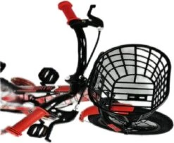 Kinderfiets - 12 Inch Kinderfiets -vanaf 2-4 Jaar Jongens En Meisjes Fietsen - Terugtrap -Rem -Stabilisatoren（2 Zijwieltjes）- Mandje - Achterbank - Rood -Fietsuitrusting Winkel 1200x988 3