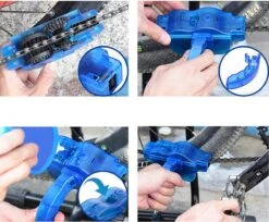 VITAMO Fietsketting Reiniger + 4 Borstels - Fiets Ketting Schoonmaken - Kettingbeschermer - Fietsgereedschap - Kettingborstel - Fietsversnelling Cleaner - Fietskettingreiniger - Schoonmaak Set - Gratis Handschoenen -Fietsuitrusting Winkel 1200x989 9