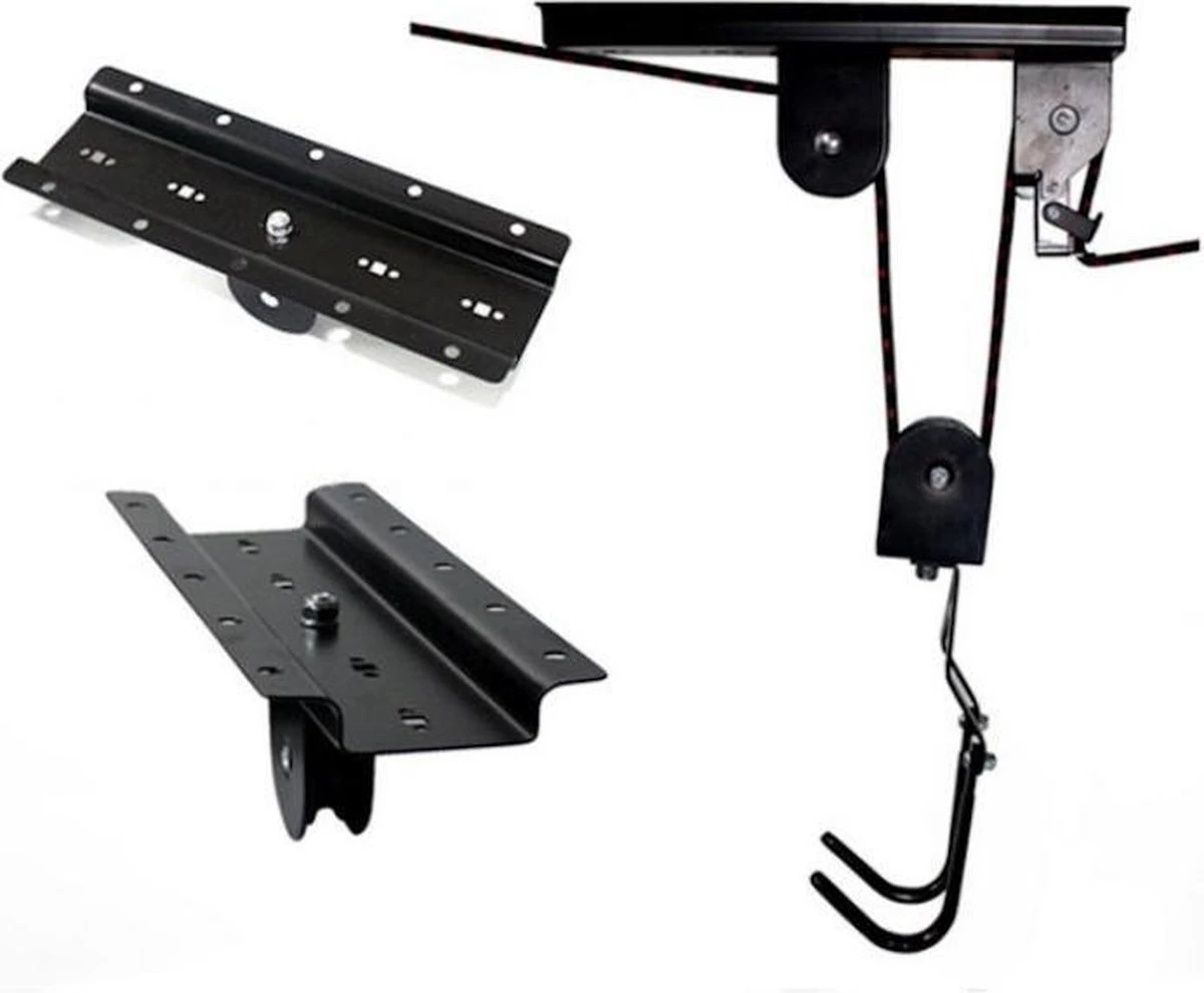 Merkloos Decopatent® Fietslift Ophangsysteem - Ophangen Fiets Aan Plafond - Fietstakel - Fietshaak - Dubbele Fietsophangsysteem Met Katrol 8 Merkloos Decopatent® Fietslift Ophangsysteem - Ophangen Fiets Aan Plafond - Fietstakel - Fietshaak - Dubbele Fietsophangsysteem Met Katrol - Afbeelding 6