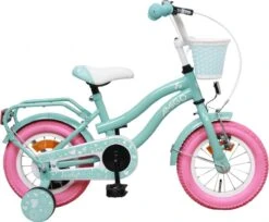 Amigo Lovely Meisjesfiets - Kinderfiets 12 Inch - Turquoise -Fietsuitrusting Winkel 1200x990