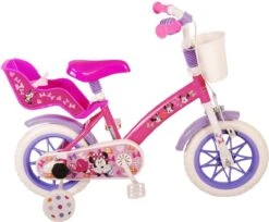Disney Minnie Cutest Ever! Kinderfiets - Meiden - 12 Inch - Roze - Doortrapper -Fietsuitrusting Winkel 1200x992 2