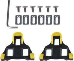 Schoenplaatjes SPD-SL Geschikt Voor Shimano SPD SL Pedalen - Geel - Niet Origineel