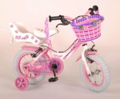 Volare Rose Kinderfiets - Meisjes - 12 Inch - Roze - 2 Handremmen -Fietsuitrusting Winkel 1200x995