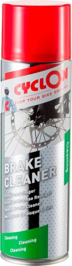 Cyclon Remreiniger Brake Cleaner Spray 250 Ml Zilver/rood 9 Cyclon Remreiniger Brake Cleaner Spray 250 Ml Zilver/rood -Fietsuitrusting Winkel 325x1200