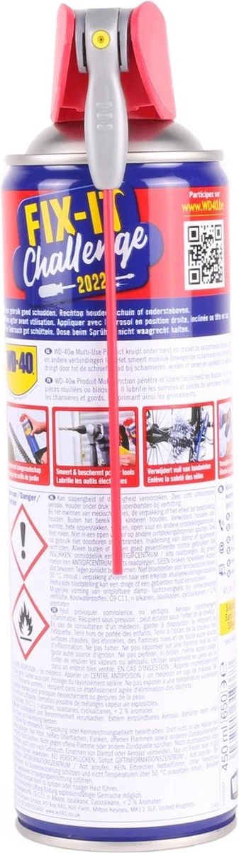 WD-40® Smart Straw® Multi-Use Product - 450ml - Multispray - Smeermiddel, Ontvetter En Anti-Corrosie 7 WD-40® Smart Straw® Multi-Use Product - 450ml - Multispray - Smeermiddel, Ontvetter En Anti-Corrosie - Afbeelding 5
