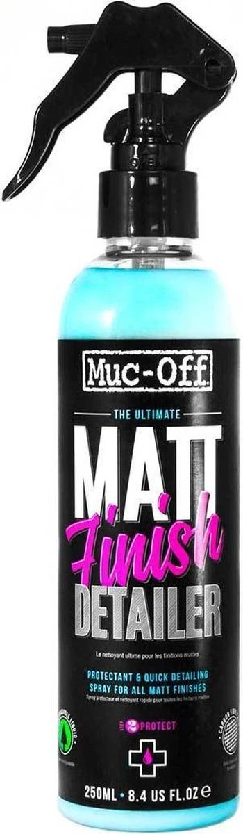 Muc-Off Matt Finish Detailer Beschermspray 250ML 3 Muc-Off Matt Finish Detailer Beschermspray 250ML