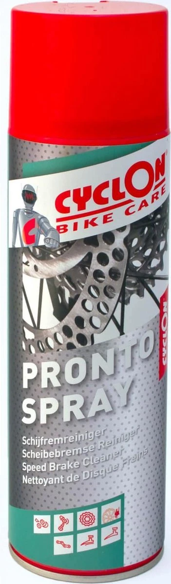 Cyclon Remreiniger Brake Cleaner Spray 250 Ml Zilver/rood 4 Cyclon Remreiniger Brake Cleaner Spray 250 Ml Zilver/rood - Afbeelding 2