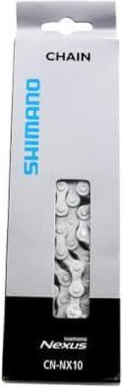 Ketting Shimano Nexus NX10 Anti-roest 1/2" X 1/8" - 114 Schakels 21 Ketting Shimano Nexus NX10 Anti-roest 1/2" X 1/8" - 114 Schakels -Fietsuitrusting Winkel 382x1200