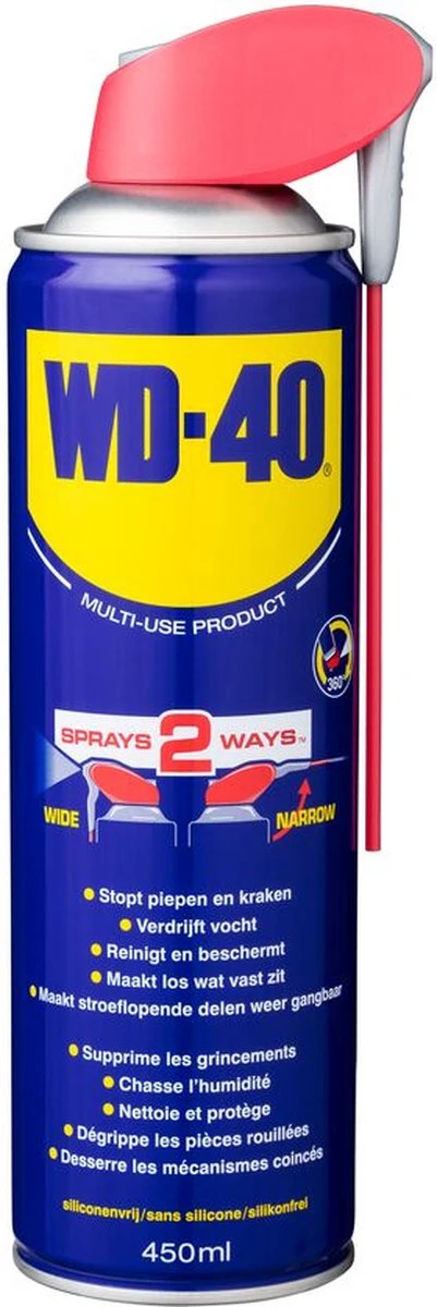 WD-40® Smart Straw® Multi-Use Product - 450ml - Multispray - Smeermiddel, Ontvetter En Anti-Corrosie 13 WD-40® Smart Straw® Multi-Use Product - 450ml - Multispray - Smeermiddel, Ontvetter En Anti-Corrosie - Afbeelding 11