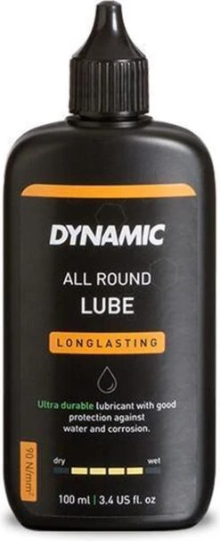 Dynamic All Round Lube 100ml - Kettingolie Fiets - Fietsketting Smeermiddel - Voor Alle Weersomstandigheden - Wet En Dry Lube -Fietsuitrusting Winkel 489x1200 1