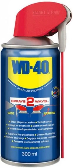 WD-40® Smart Straw® Multi-Use Product - 300ml - Multispray - Smeermiddel, Ontvetter En Anti-Corrosie -Fietsuitrusting Winkel 523x1200