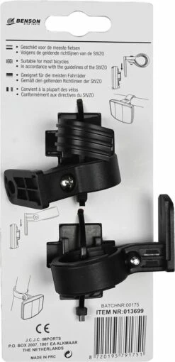 Benson Fiets Reflector - Wit Voorzijde - Rood Achterzijde -Fietsuitrusting Winkel 581x1200 1