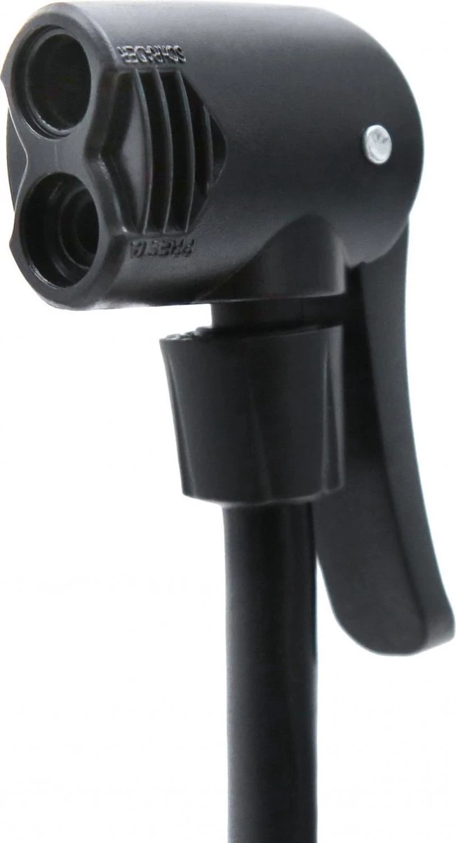 AMIGO M2 Fietspomp Met Drukmeter - Vloerpomp Voor Hollands Ventiel/ Frans Ventiel/ Autoventiel - Blauw 6 AMIGO M2 Fietspomp Met Drukmeter - Vloerpomp Voor Hollands Ventiel/ Frans Ventiel/ Autoventiel - Blauw - Afbeelding 4