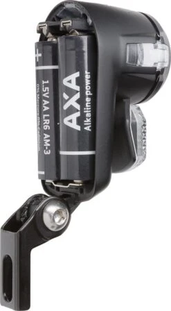 AXA Nox City 4 Lux - Fietslamp Voorlicht - LED Koplamp - Fietslicht Op Batterij - Zwart -Fietsuitrusting Winkel 662x1200 2